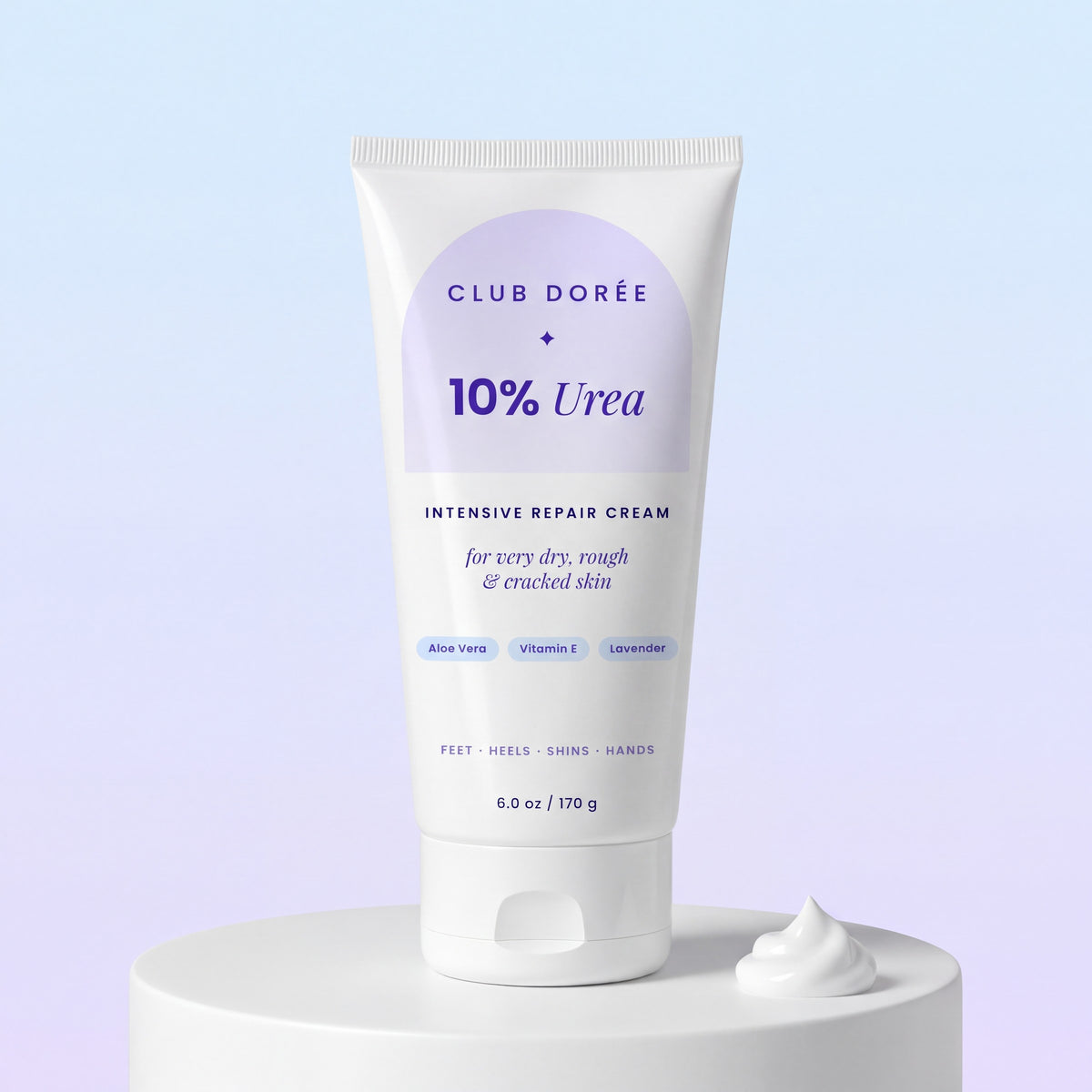 Club Dorée 10% Urea Intensive Repair Cream 170 g tube
